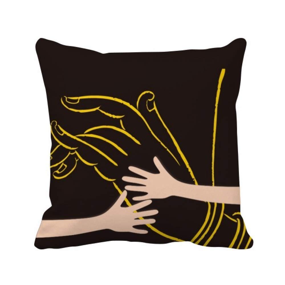 Coussin Le Bouddhisme idée cadeau spirituel pour proche