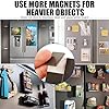Adhesive Magnets Each 3/4" x 3/4",288PCS Value Pack for Teacher in Classroom,Office Essentials Supplies to Make Things Into Magnetic Sticker(80mil Magnet) #4