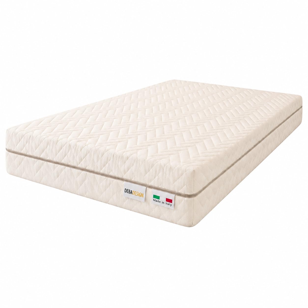 Materasso Memory Singolo 80x190x20 | Ortopedico e Ergonomico, Anallergico e Antibatterico, 100% Made in Italy