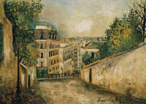 ユトリロモンマルトル ユトリロ 風景画 モーリス・ユトリロ展に行っ