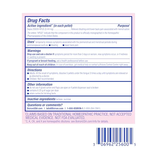 Boiron Sepia 200CK Homeopathic Medicine - image 7