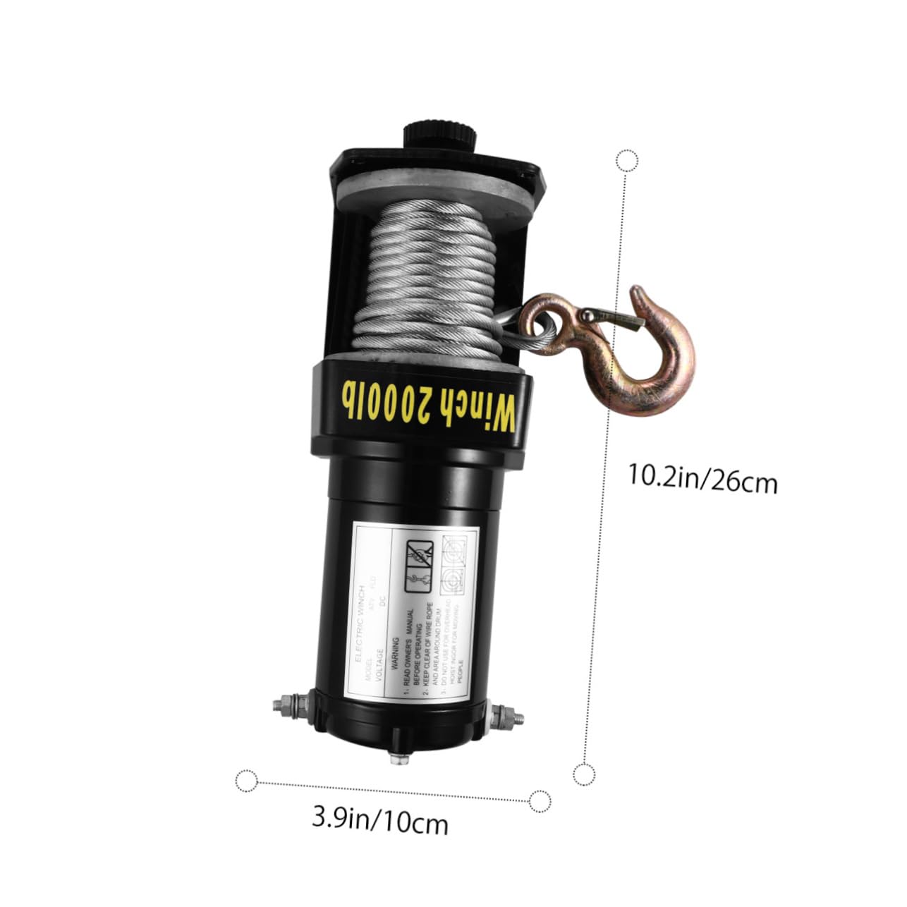 GRIRIW 12V Electric Winch for Vehicle Self Electric Traction Winch with Wired Control for Off Road Vehicles Trucks and Use