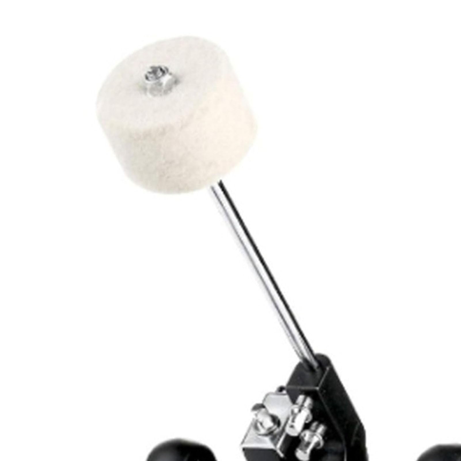 Bass-Drum-Pedal, Dual-Ketten-System, Anti-Rutsch-Design, Filzschläger, Geeignet für Anfänger, für Trommel und Fußpercussion-Pedal