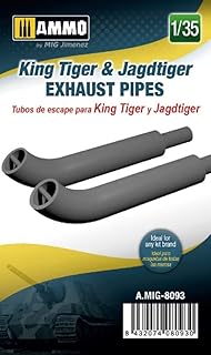 MiG - 1/35 King Tiger En Jagdtiger Exhaust Pipes - MIG8093