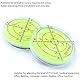 XMLEI Convenient and lighterCircular Bubble Level Spirit l Measuring Instruments Tool Universal Protractor Tool （60X12mm）