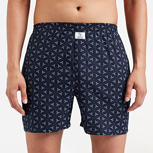Image of Longies Men's Cotton Printed Regular Boxer Shorts