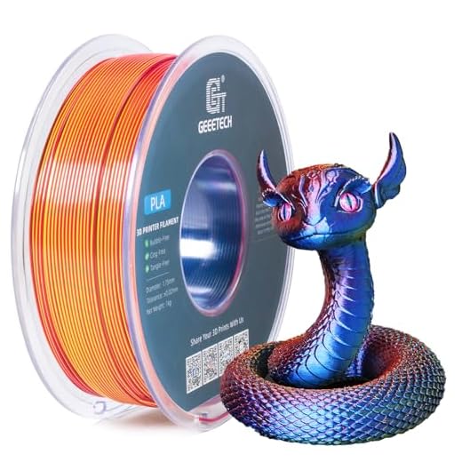 ⚡ GEEETECH Silk PLA 3D Printer Filament 1.75mm, Silk Tri-Color PLA Filament 1KG(2.2lbs), Dimensional Accuracy +/- 0.02 mm, Multicolor Filament PLA Red Yellow Blue