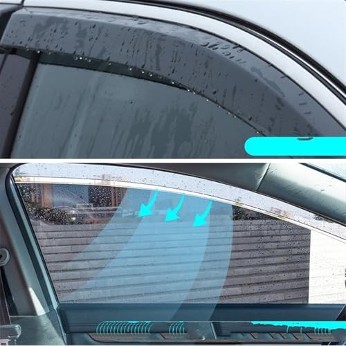 Déflecteur de vitre pour Golf 7 évite la pluie dans l'habitacle en roulant - 5