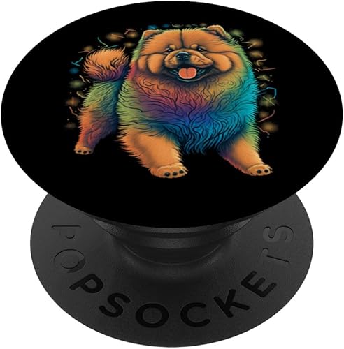 Lindo perro Chow Chow en Chow Chow Lover PopSockets intercambiables PopGrip disponible en Yaxa Venezuela