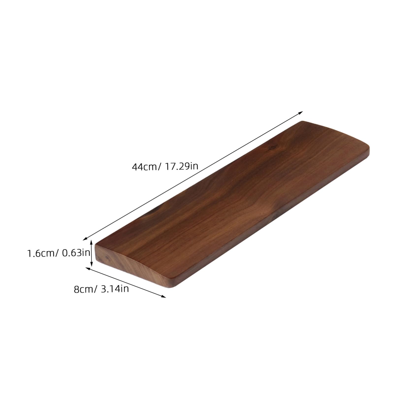 Ergonomische Walnuss holz Handgelenkauflage Tastatur Handgelenkstütze Komfortable Schreibunterlage für Büro Gaming Laptop Nutzer