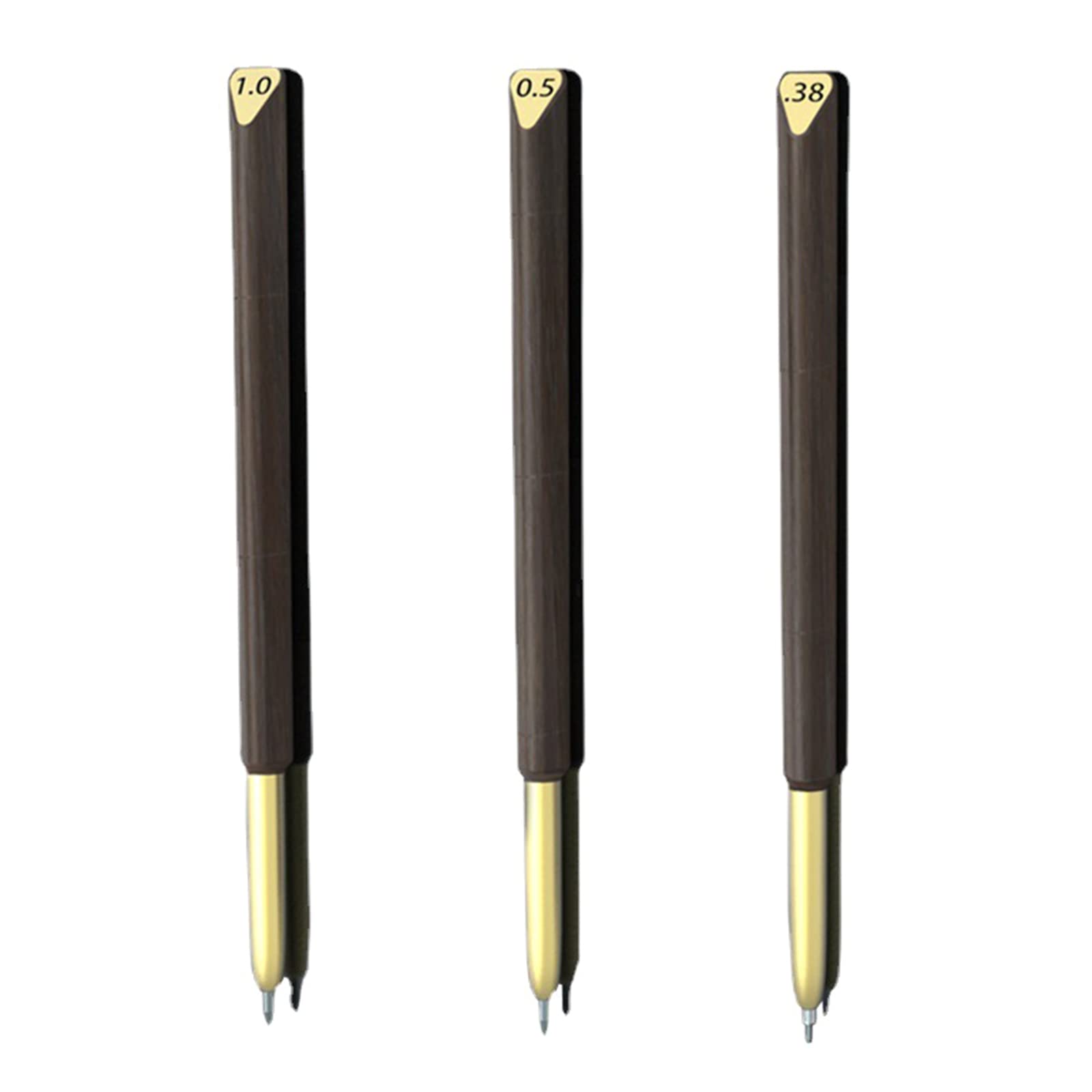 3 Stück Massivholz Kratzmalstift, multifunktionaler tragbarer, Kunstfarbe, Malstifte, scharfer, Kratzpinsel, Kratzstift für Kunststifte, Malerei für und Erwachsene