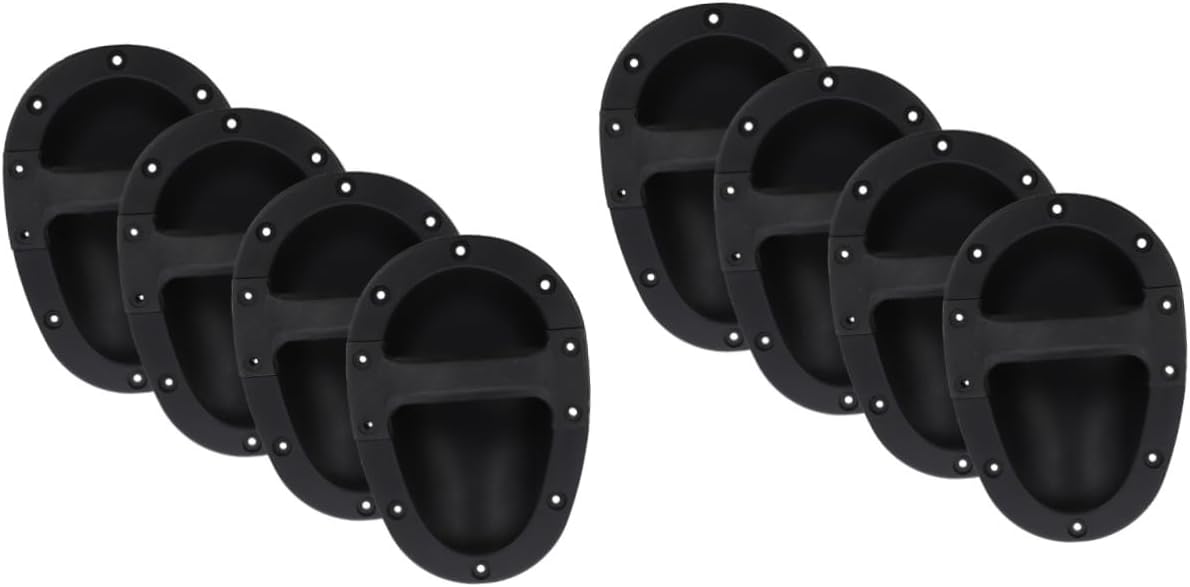 POPETPOP 8pcs Speaker Handle Replacement for Outdoor Use Carry Grasp Side Handles for Amplifiers and Speaker Cabinets Easy Installation and Secure Mounting