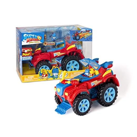 SuperZings- PlaySet Heroe Truck Vehículos y Figuras Especiales, Color rojo, única (Magic Box PSZSP112IN20)