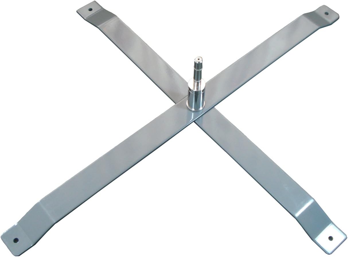 Feather Flag Steel Cross Base (Black or Grey)