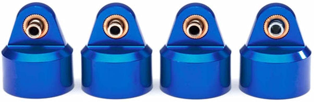 Traxxas 8964x Shock Caps, Aluminium (Blue-Anodized), Gt-maxx Shocks (4)