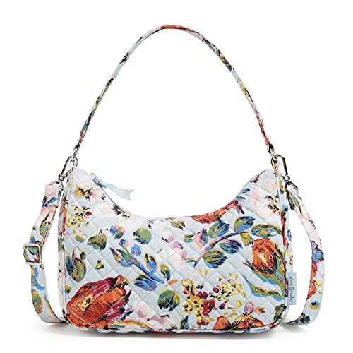 Image of Vera Bradley Women's Cotton Frannie Crescent Crossbody Purse