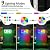 T-SUN Solar House Numbers for Outside: Color Changing Solar Address Number Sign with Remote Control, 9 Modes RGB&3000K, Waterproof LED Illuminated Address Plaques for Outdoor Yard Street Home