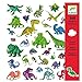 DJECO- Globos Pegatinas Dinosaurios, Multicolor (FBA_DJ08843)