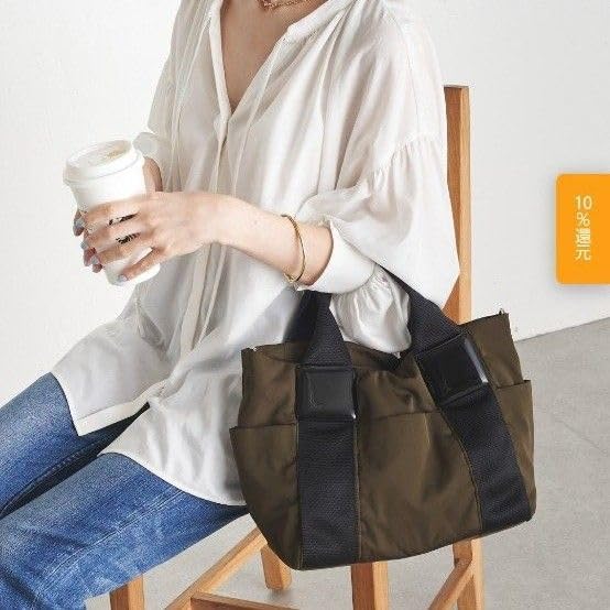 Amazon.co.jp: PAPILLONNER パピヨネ スクエア樹脂パーツ トートバッグ