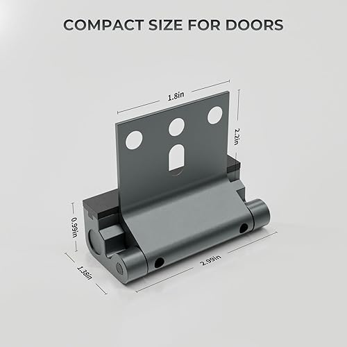 Miniatura 16 de Paquete de 3 cerraduras de refuerzo de puerta de seguridad para el hogar, a prueba de niños, cierre de seguridad para puerta interior, añade alta