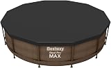 Bestway, Round Pool Cover for Above Ground Pools, Swimming Pool Cover 3.66m - 1