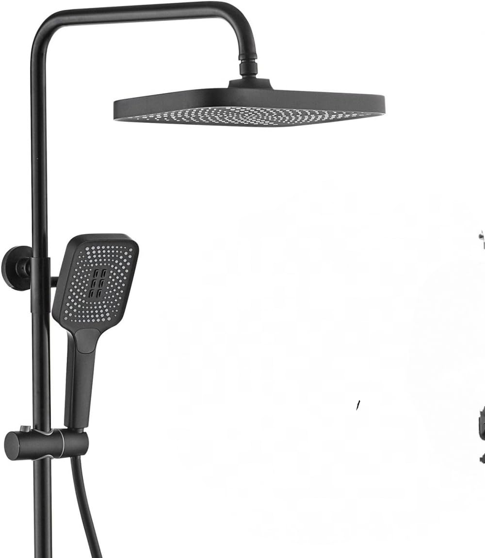 Ensemble de douche à effet pluie ornemental pour salle de bain moderne