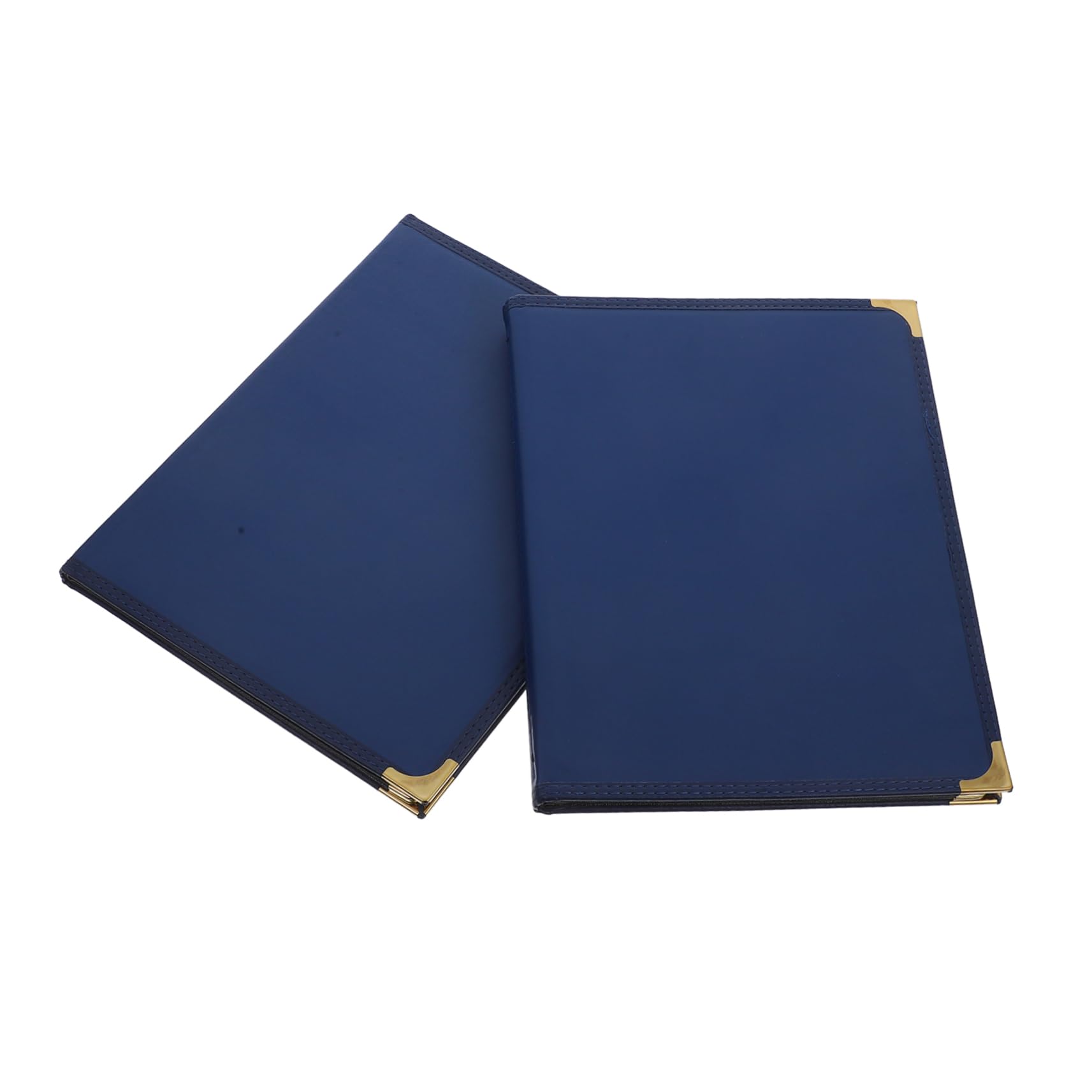 Cabilock 2piezas Menú Transparente Para Restaurante y Bar Cubiertas De Menú De Piel Sintética Con Esquinas Metálicas De De Páginas De Recetas Para Cafetería y Suministros Para