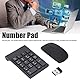Ejoyous Kabellos Nummernblock mit Maus, Numpad Bluetooth USB Ziffernblock Keypad Numerische Tastatur mit 18 Tasten Tragbare Nummerntastatur, für Laptop Desktop PC und Notebook