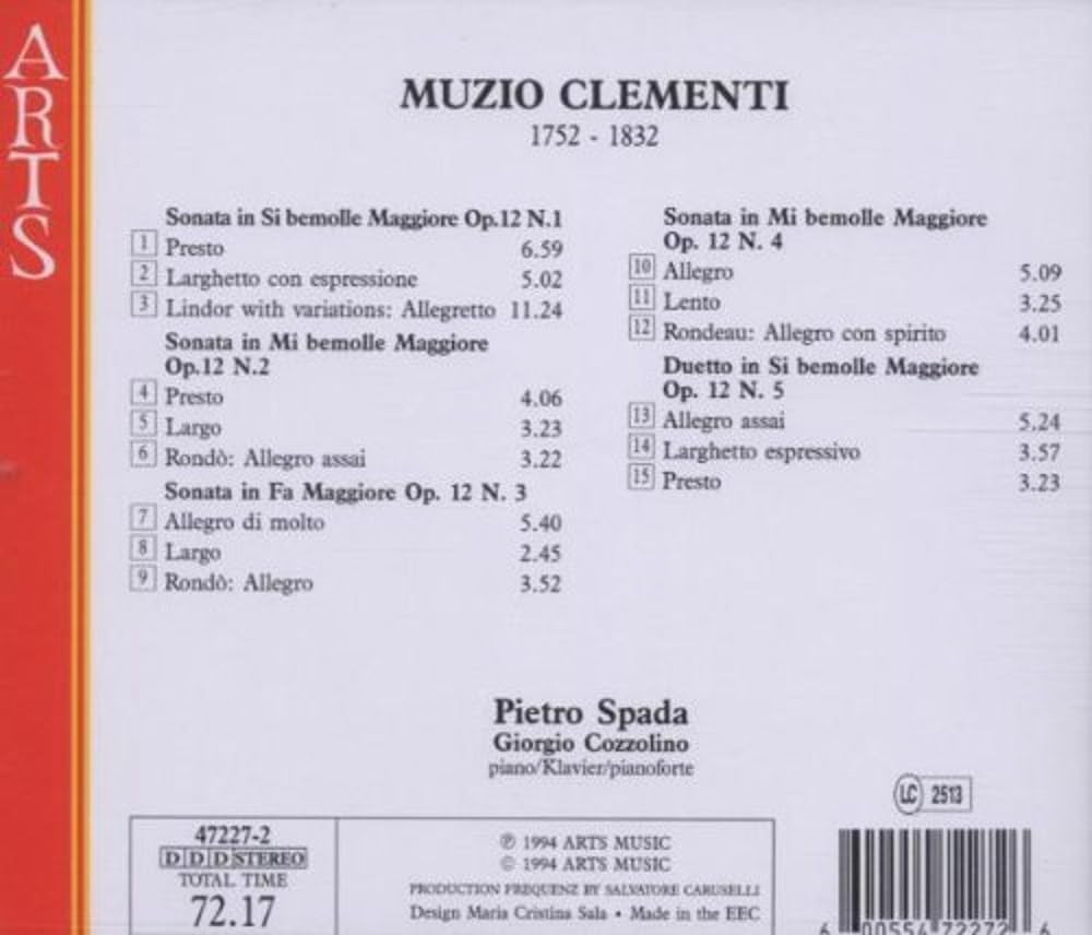 Clementi: Sonatas, Duets and Capriccios, Vol.5