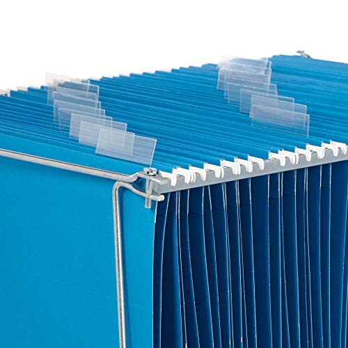 Blue Summit Supplies Hanging File Bars 2 Pack, Letter Size, 13” Wide X 17.5” Long, Steel Metal File Cabinet Bars For Hanging Files On Desktop Or In File Drawers, Set Of 2 #TOP3