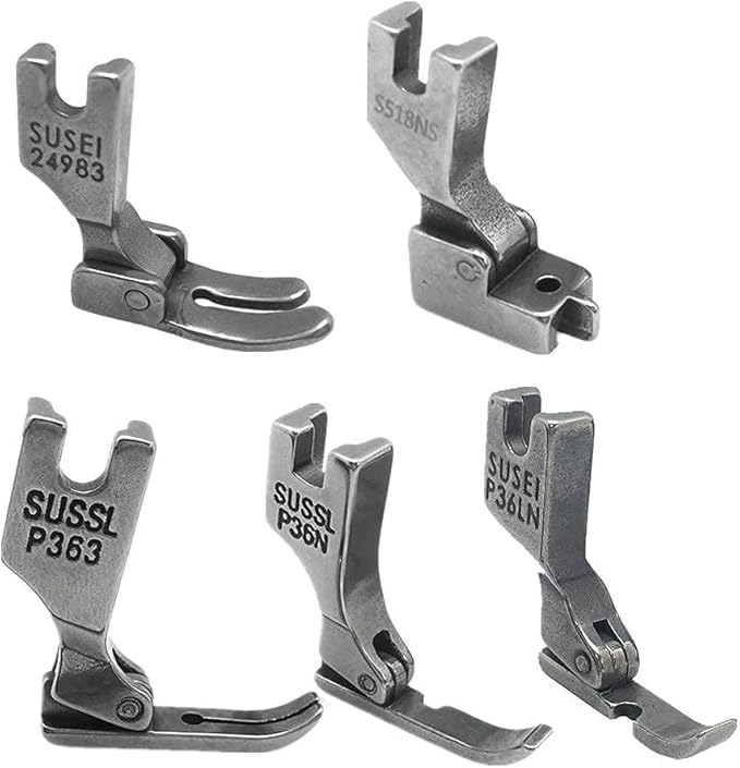 5 Pies de Máquina de Coser Industrial para Juki DDL-555 miniatura 5