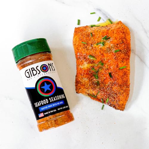 Image of GIBSONS STEAKHOUSE Seafood Seasoning, 5.5oz Bottle
