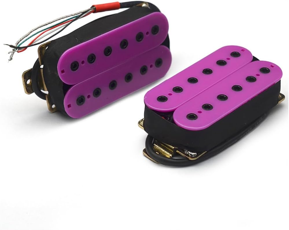 Neck+Bridge Pickup Set Double Coil Humbucker Pickups for Electric Guitar Pickup-Purple