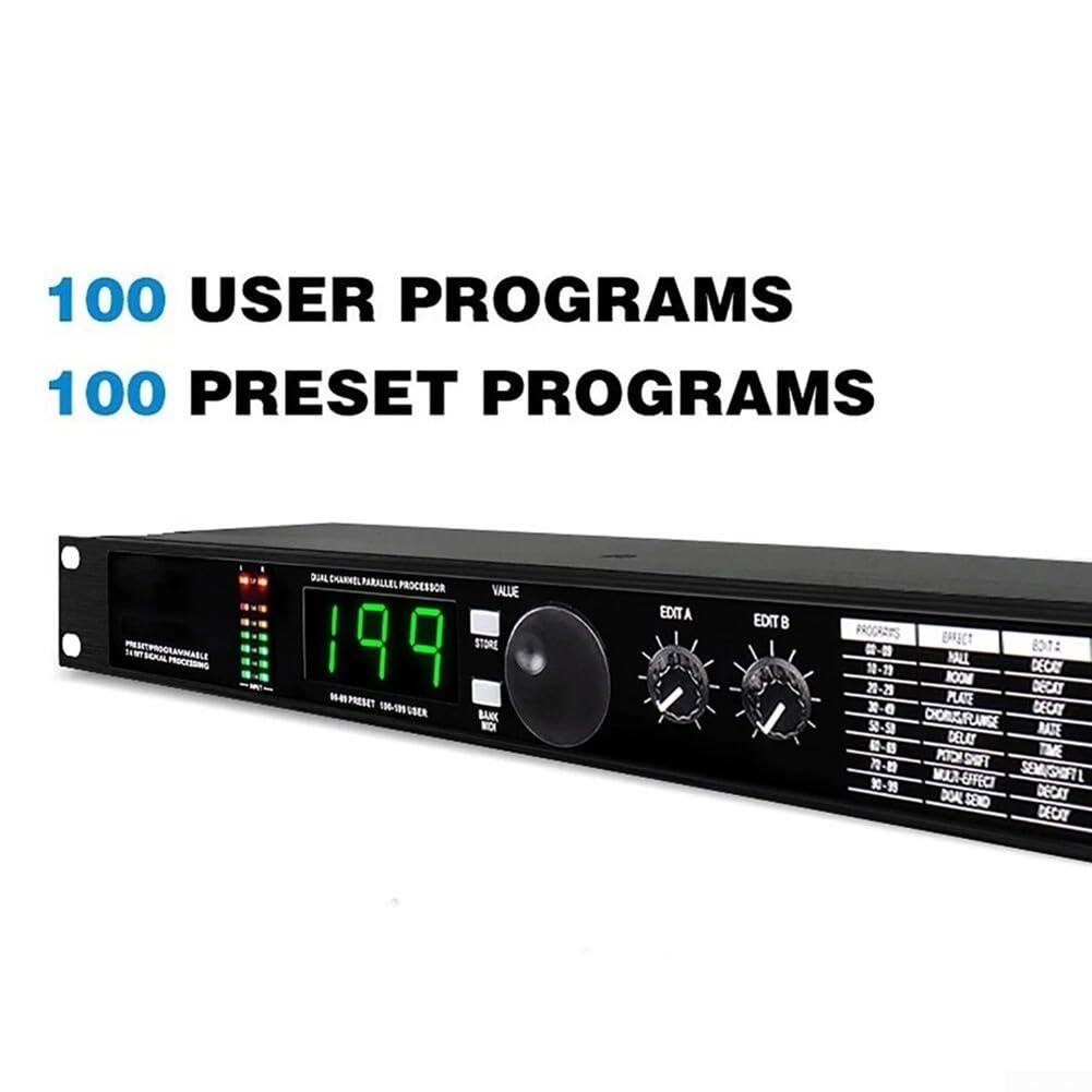 Professioneller Audio für equalizer Metallgehäuse 2-Kanal Eingang