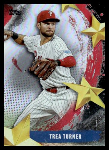 2025 Topps Stars of MLB #SMLB-49 Trea Turner Philadelphia Phillies MLB Series 2 Baseball Trading Card