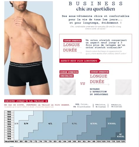 Ropa interior hombre Eminence Chic de algodón peinado en pack individual 6