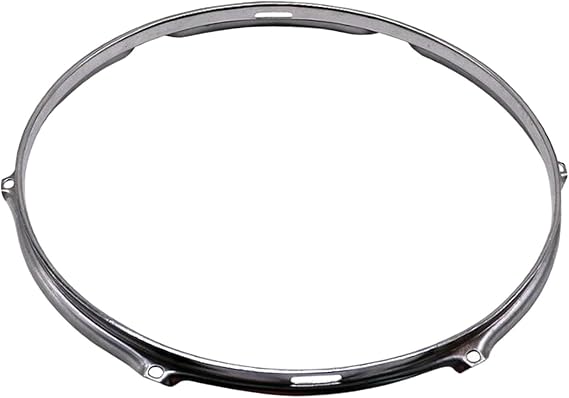 6 Hole Drum Rim, 6 Lug Batter Hoop, Musical Accessory, Portable Drum Percussion Accessories, Percussion Instrument Hoop Drum Hoop for Instrument, 14inch Next Circle