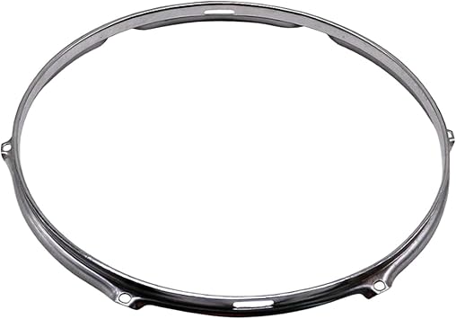 6 Hole Drum Rim, 6 Lug Batter Hoop, Musical Accessory, Portable Drum Percussion Accessories, Percussion Instrument Hoop Drum Hoop for Instrument, 14inch Next Circle