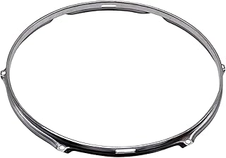 6 Hole Drum Rim, Bass Drum Hoop, Replacement Percussion Instrument, Portable 6 Lug Batter Hoop, 12inch Next Circle