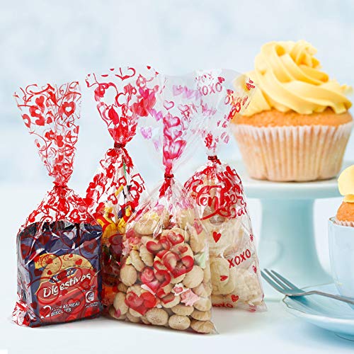 Kesote 100 Sacchetti Trasparenti per San Valentino...