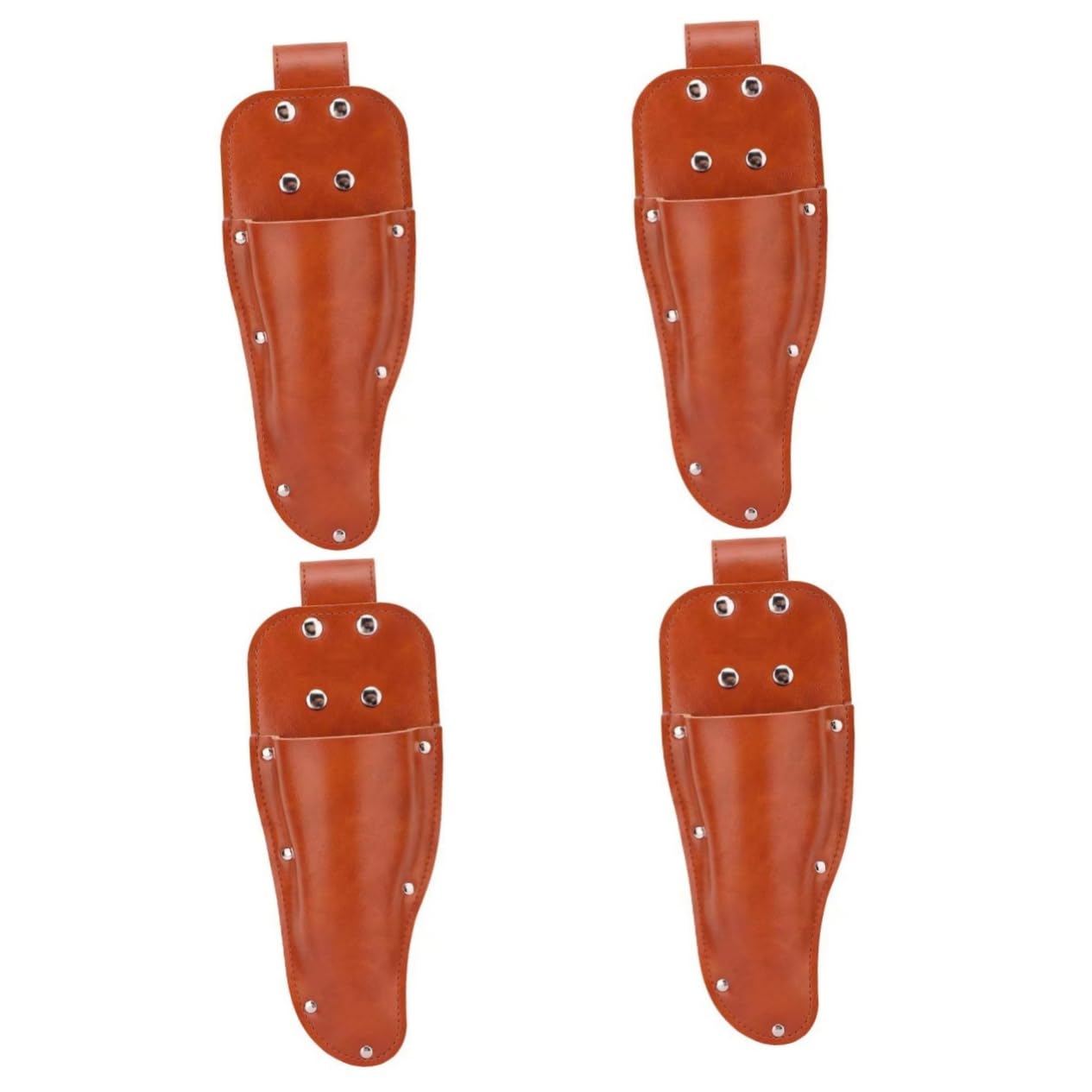 TOVINANNA 4pcs Hair Scissor Bag Professional Scissor Organizer for Stylist Barber Pet Drill Holder Compact Portable