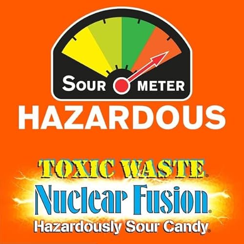 Toxic Waste Candy 5er Pack 210g, saure Süßigkeiten - Bonbons in verschiedenen Geschmäckern Original aus USA
