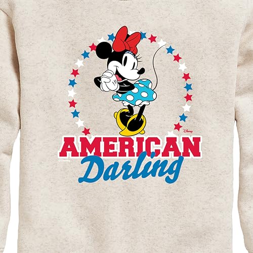 Disney - American Darling Minnie - Toddler & Youth Crewneck Fleece Sweatshirt3