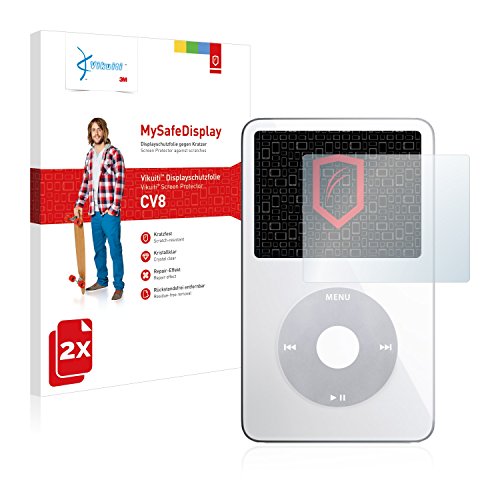 Vikuiti 2X Protector Pantalla CV8 de 3M Compatible con Apple iPod Classic Video Display (5a. generación) Película Protectora
