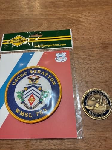 アメリカ沿岸警備隊 バーソルフ級カッター ストラットン　チャレンジ　パッチ ロシア情報収集艦 ハワイ沖で長期にわたり活動中 米沿岸警備隊が