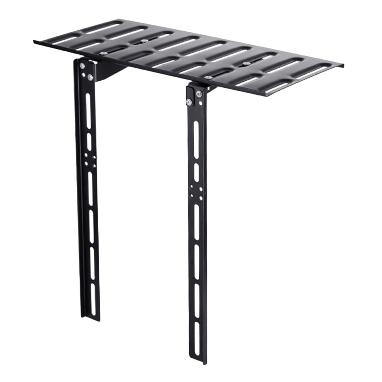 Étagère murale noire sans perçage routeur box TV meuble rangement compact organisateur câbles