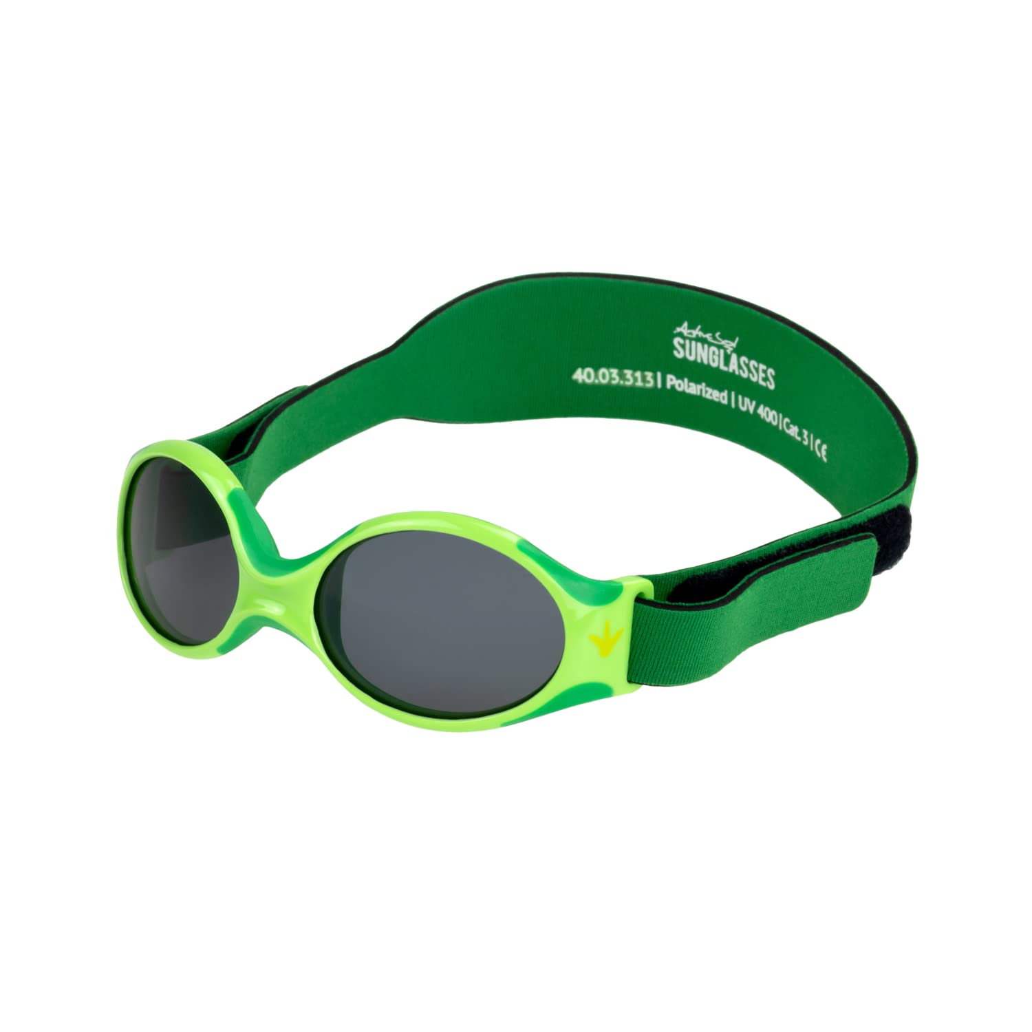 ActiveSol Explorer - Gafas de sol para bebé, niños y niñas, con banda extra suave, polarizadas, protección UV400, categoría de filtro 3, talla única de 0 a 2 años, extra ligeras