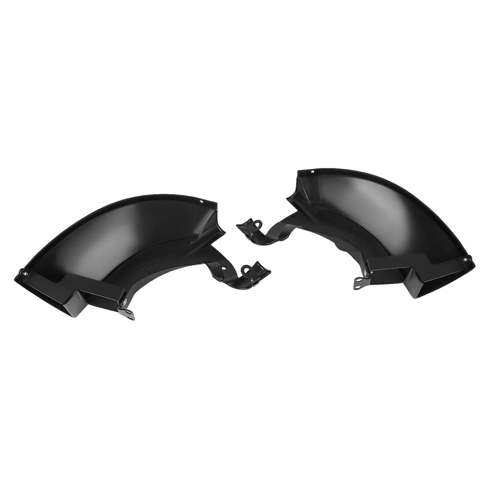 Compatible con Cubierta Lateral refrigeración Pinza Freno ABS | Ajuste la dirección del flujo de aire y evite que los desechos del camino bloqueen la ventilación.(Glossy black)
