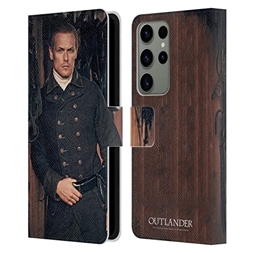 Funda de cuero Outlander Jamie Fraser para Samsung Galaxy S23 Ultra