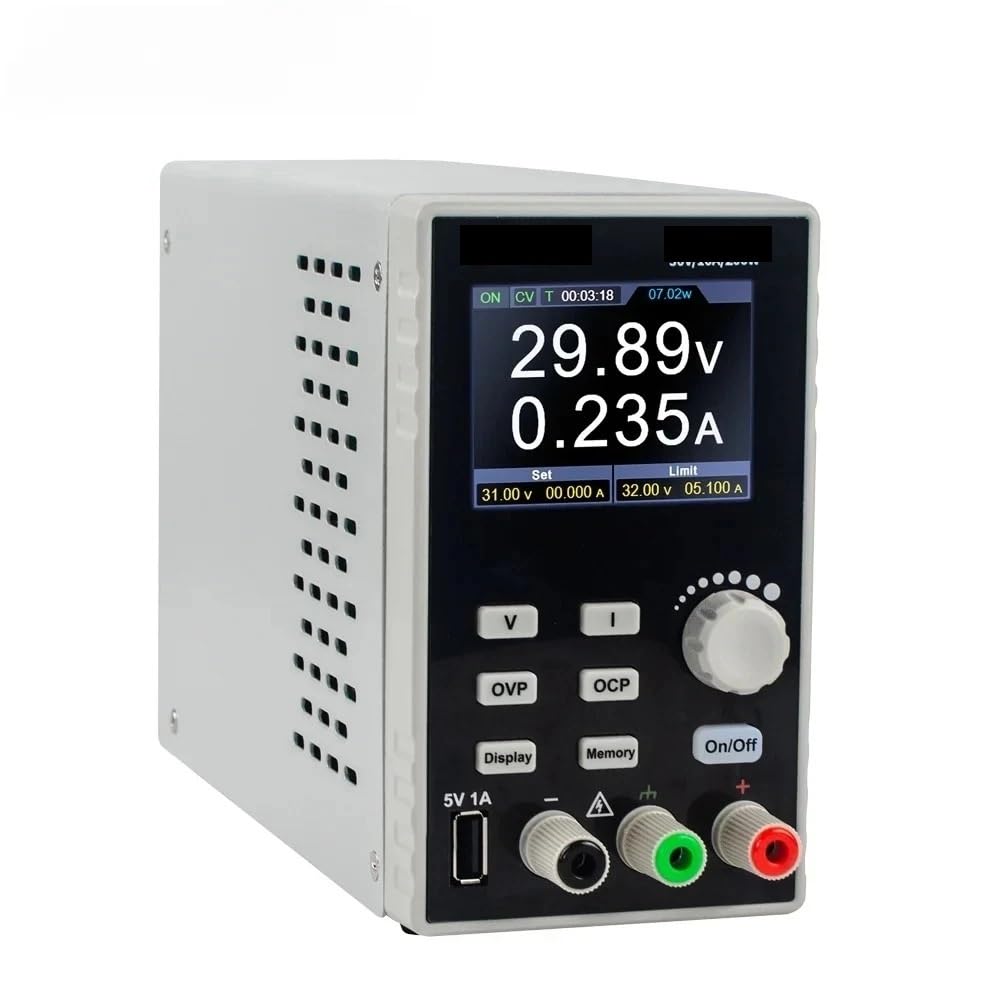 Programmable DC Power Supply, SPE3051, 30V 5A 150W, 2.8 inch LCD, 10mV/1mA Resolution Digital Voltage Regulator Switching Power